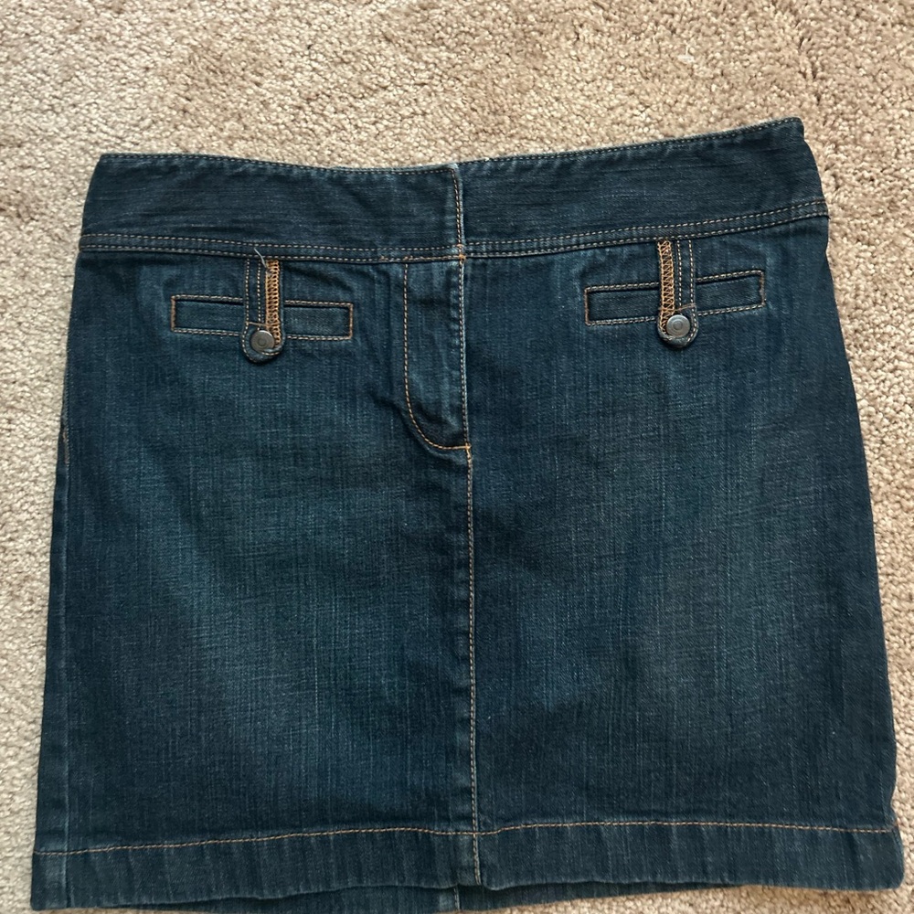 LOFT Dark Blue Pencil Skirt